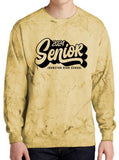 JHS Senior '24 (Black Design) - Comfort Colors Midweight Colorblast Crew Sweatshirt