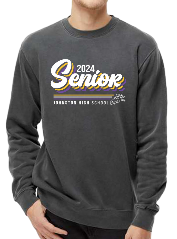 JHS Senior '24  - Midweight Pigment Dyed Crewneck Sweatshirt