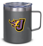 JCSD - 12oz Vacuum Stainless Steel Matte Finish Insulated Coffee Mug (Fire J)