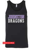 JCSD - Adult/Unisex Tank Top  (Purple/White Johnston Dragons)