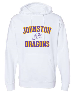 JCSD - Adult/Unisex Hooded Sweatshirt (Purple/Gold Johnston Dragons)