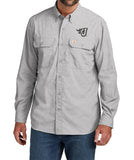 Carhartt 2.9oz Solid UPF 50+ Long Sleeve Shirt (Fire J Embroidery)