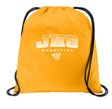 Wrestling (JHS Fade White) - Polyester Drawstring Cinch Bag