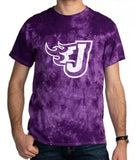 100% Cotton Tie-Dyed T-Shirt (Fire J)