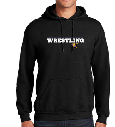 Wrestling (Wrestling J) - Midweight Hooded Sweatshirt (Youth & Adult)
