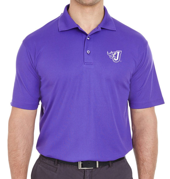4.4oz 100% Polyester Moisture Wicking Polo (Fire J Embroidery)