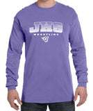 Wrestling (JHS Fade White) - Comfort Colors Heavyweight Pigment Dyed Long Sleeve
