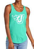 Women's Triblend Relaxed Tank Top (Distressed Fire J)