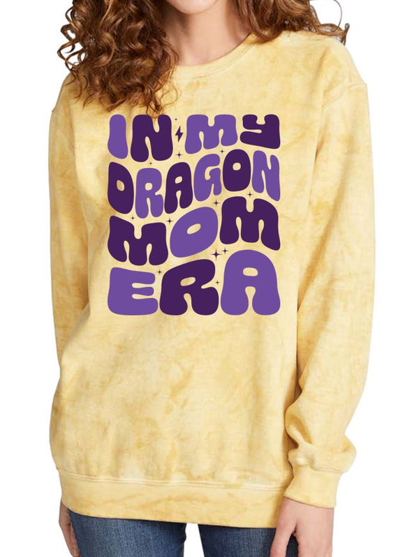 Comfort Colors Midweight Colorblast Crew Sweatshirt (Dragon Mom)
