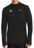 Nike Dri-FIT Poly/Spandex Element 1/2 Zip Top with Thumbholes (Fire J Right Chest Embroidery)