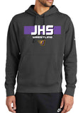 Wrestling (JHS Purple) - Nike Club Fleece Midweight Hoodie