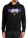 Wrestling (JHS Purple) - Nike Club Fleece Midweight Hoodie