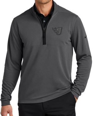Nike 100% Poly Dri-FIT Textured 1/2 Zip (Fire J Embroidery)