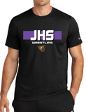 Wrestling (JHS Purple) - Nike 100% Polyester Dri-FIT rLegend Tee (Youth & Adult)
