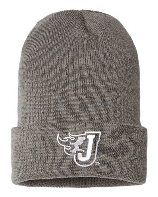 USA Made Sustainable Cuffed Beanie (Fire J Embroidery)