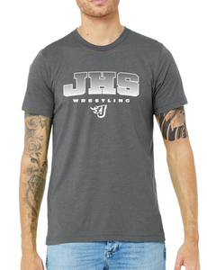 Wrestling (JHS Fade White) - Bella+Canvas Unisex Soft Tri-Blend T-Shirt