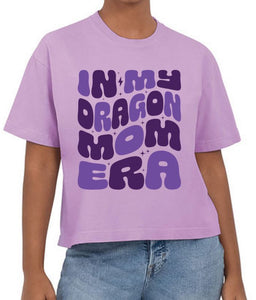 Comfort Colors Women's Heavyweight Boxy T-Shirt (Dragon Mom)