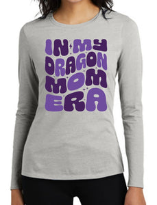 Women's CVC Blend Long Sleeve T-Shirt (Dragon Mom)
