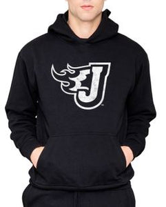 10oz Heavyweight Boxy Fit Urban Hooded Sweatshirt (Distressed Fire J)