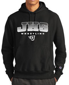 Wrestling (JHS Fade White) - Champion 12oz Heavyweight Reverse Weave Hoodie