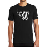 Nike Dri-FIT Cotton/Poly T-Shirt (Distressed Fire J)