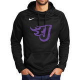 Nike Therma-FIT Polyester Fleece Hoodie (Distressed Fire J)