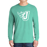 Comfort Colors Garment-Dyed Heavyweight Long Sleeve T-Shirt (Distressed Fire J)