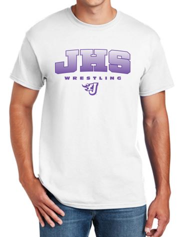 Wrestling (JHS Fade) - Gildan Dryblend 50/50 T-Shirt (Youth & Adult)