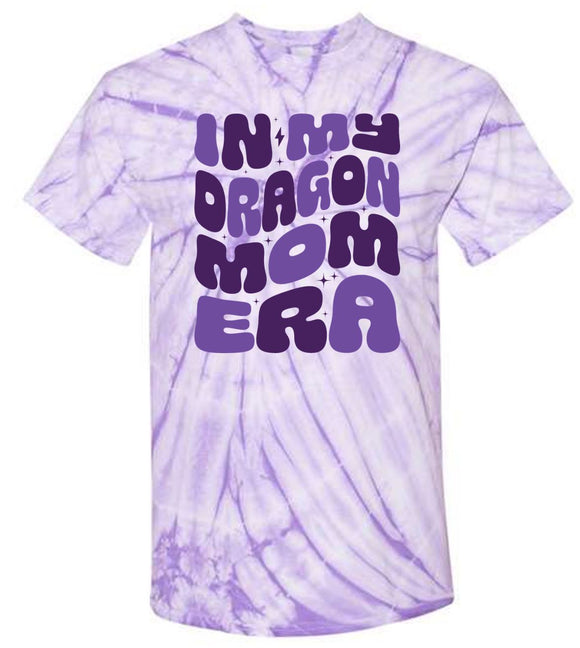 100% Cotton Tie-Dyed T-Shirt (Dragon Mom)