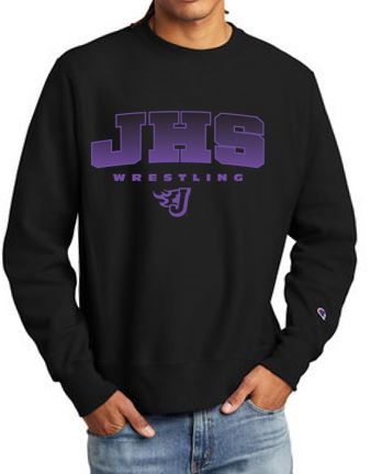 Wrestling (JHS Fade) - Champion 12oz Heavyweight Reverse Weave Crewneck