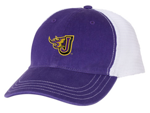 JCSD - Garment Washed Trucker Hat (Fire J EMB)