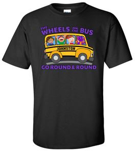 JCSD - Wheels on the Bus Tshirt in Various Colors (Toddler/Youth)