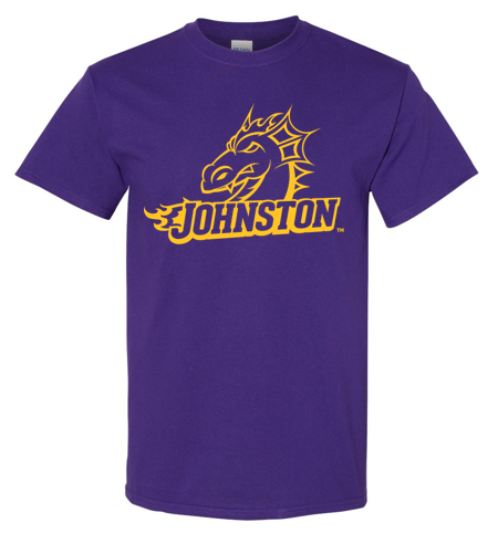 JCSD - Johnston Dragon Head Purple Tshirt (Youth/Unisex)
