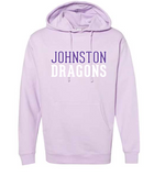JCSD - Adult/Unisex Hooded Sweatshirt (Purple/White Johnston Dragons)