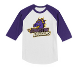 JCSD - Classic Dragon 3/4 Sleeve Baseball Tee (Unisex/Youth)