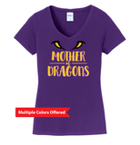 JCSD - Mother of Dragons V-Neck Tshirt (Ladies)