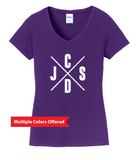 JCSD - J/C/S/D V-Neck Tshirt (Ladies)