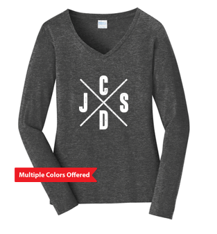 JCSD - J/C/S/D V-Neck Long Sleeve Tshirt (Ladies)