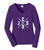 JCSD - J/C/S/D V-Neck Long Sleeve Tshirt (Ladies)