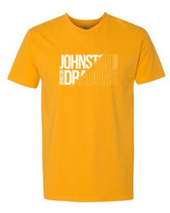 JCSD - Mens/Unisex 100% Cotton T-Shirt in Multiple Colors (Slant Johnston Dragons)
