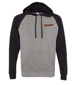JCSD - Men's/Unisex Black/Grey Hooded Sweatshirt (Johnston EMB)