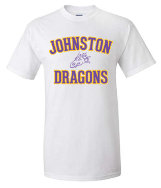 JCSD - Youth/Adult 100% Cotton Tshirt (Purple/Gold Johnston Dragons)
