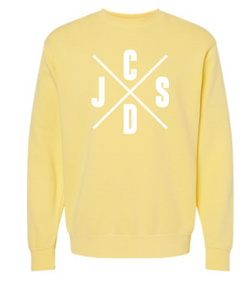 JCSD - Men's/Unisex Pigment Dyed Crewneck Sweatshirt (J/C/S/D)